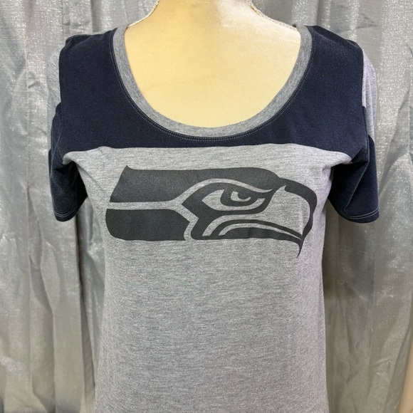 Nike Tops - Nike Women's Gray and Navy Seattle Seahawks team shirt, woman’s size L